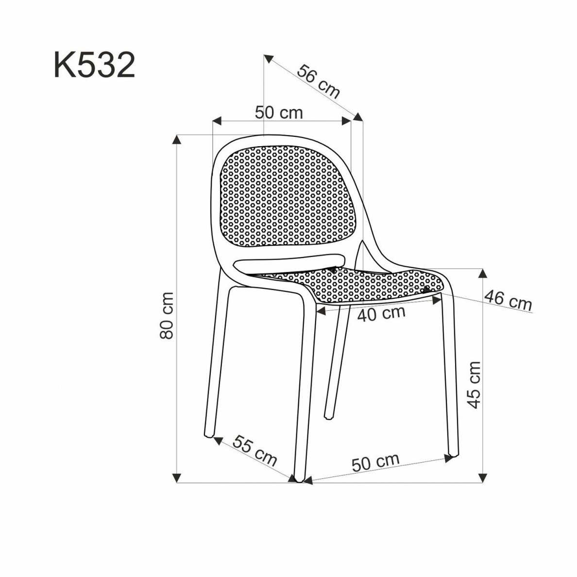 Kėdė K532 1 Kėdė K532 1