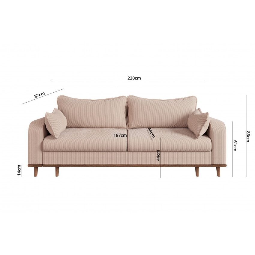 Keturvietė Sofa BEATA 4
