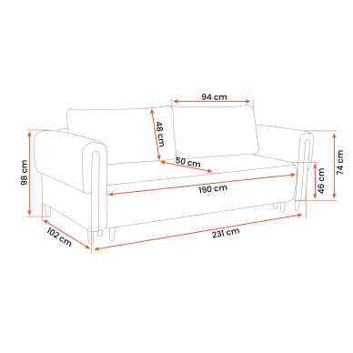 Sofa ADELE 1