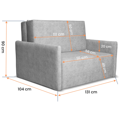 Amerikietiška Sofa Delia I 4 Amerikietiška Sofa Delia I 4