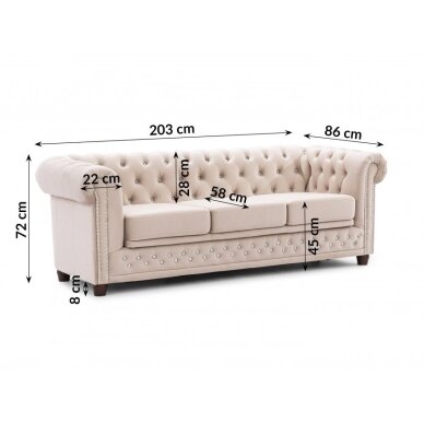 Triviete sofa York Blink 9