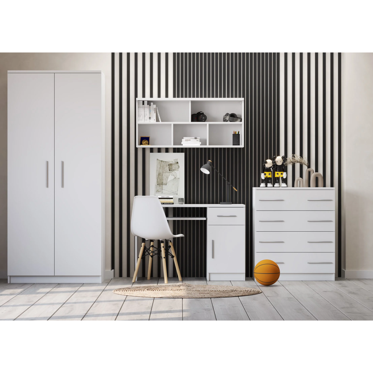 VAIKŲ KAMBARIO KOMPLEKTAS OMEGA SU KOMDA 1 VAIKŲ KAMBARIO KOMPLEKTAS OMEGA SU KOMDA 1