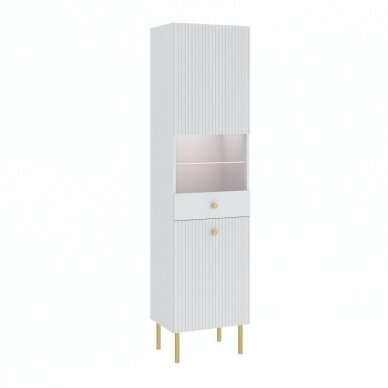 Vitrina Viena 2D Balta / Auksinė 3 Vitrina Viena 2D Balta / Auksinė 3